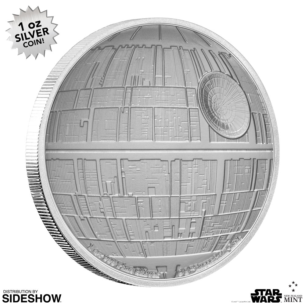 Death Star Silver Coin