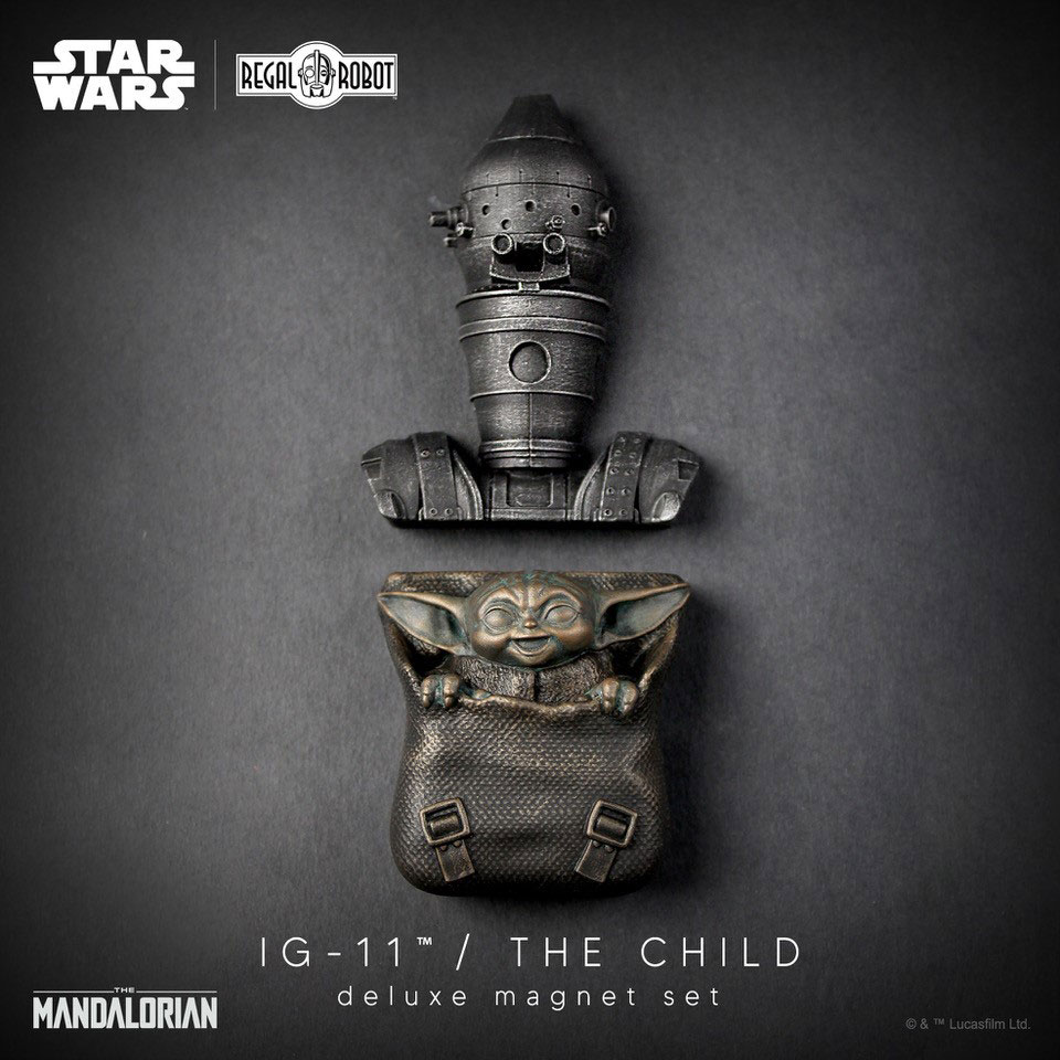 IG-11 and The Child Deluxe Magnet Set