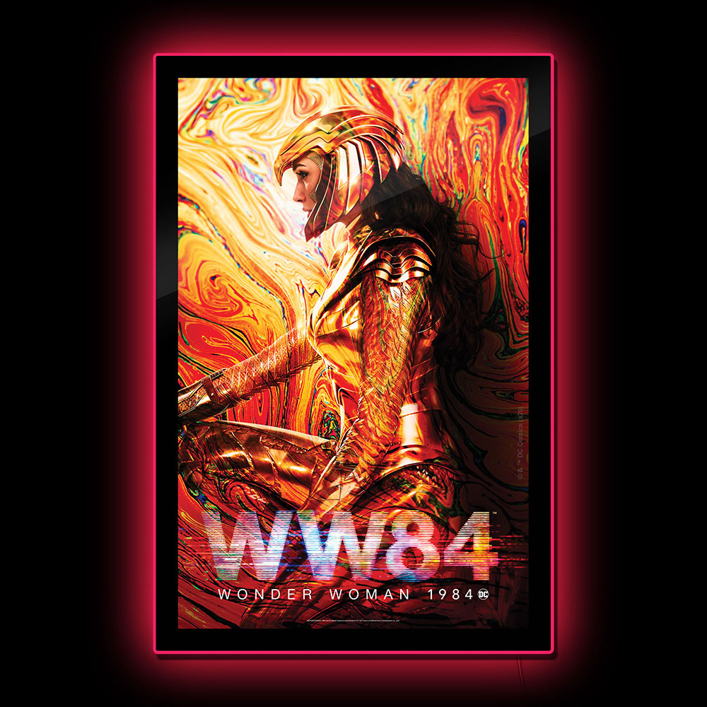 WW84 Wonder Woman LED Poster Sign (Large)