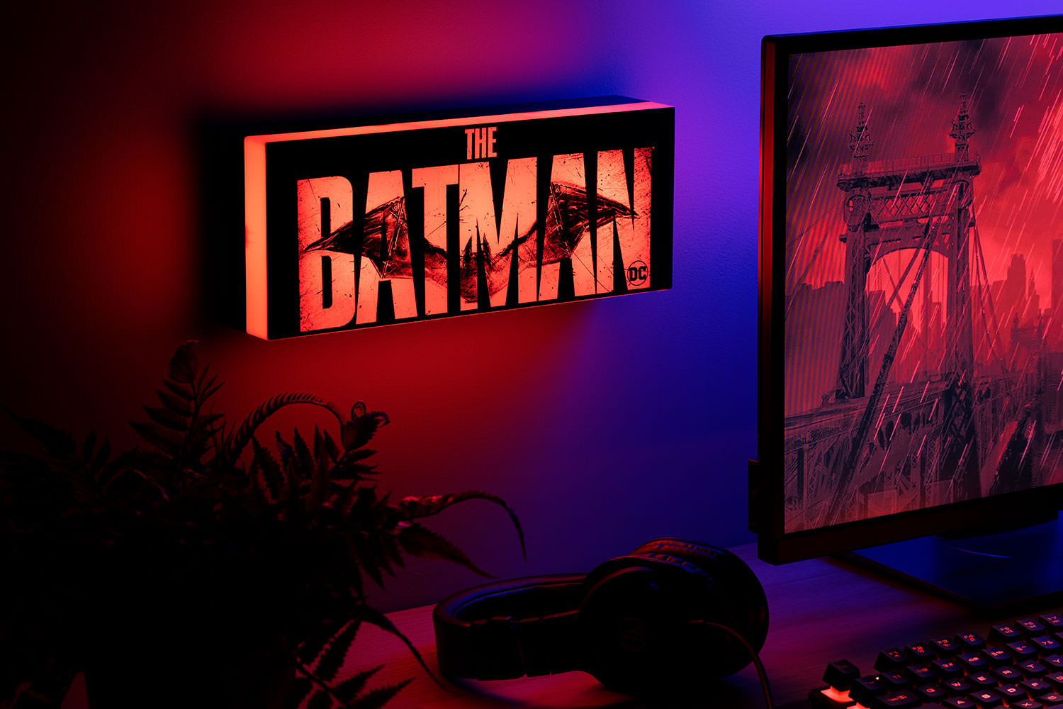The Batman Logo Light