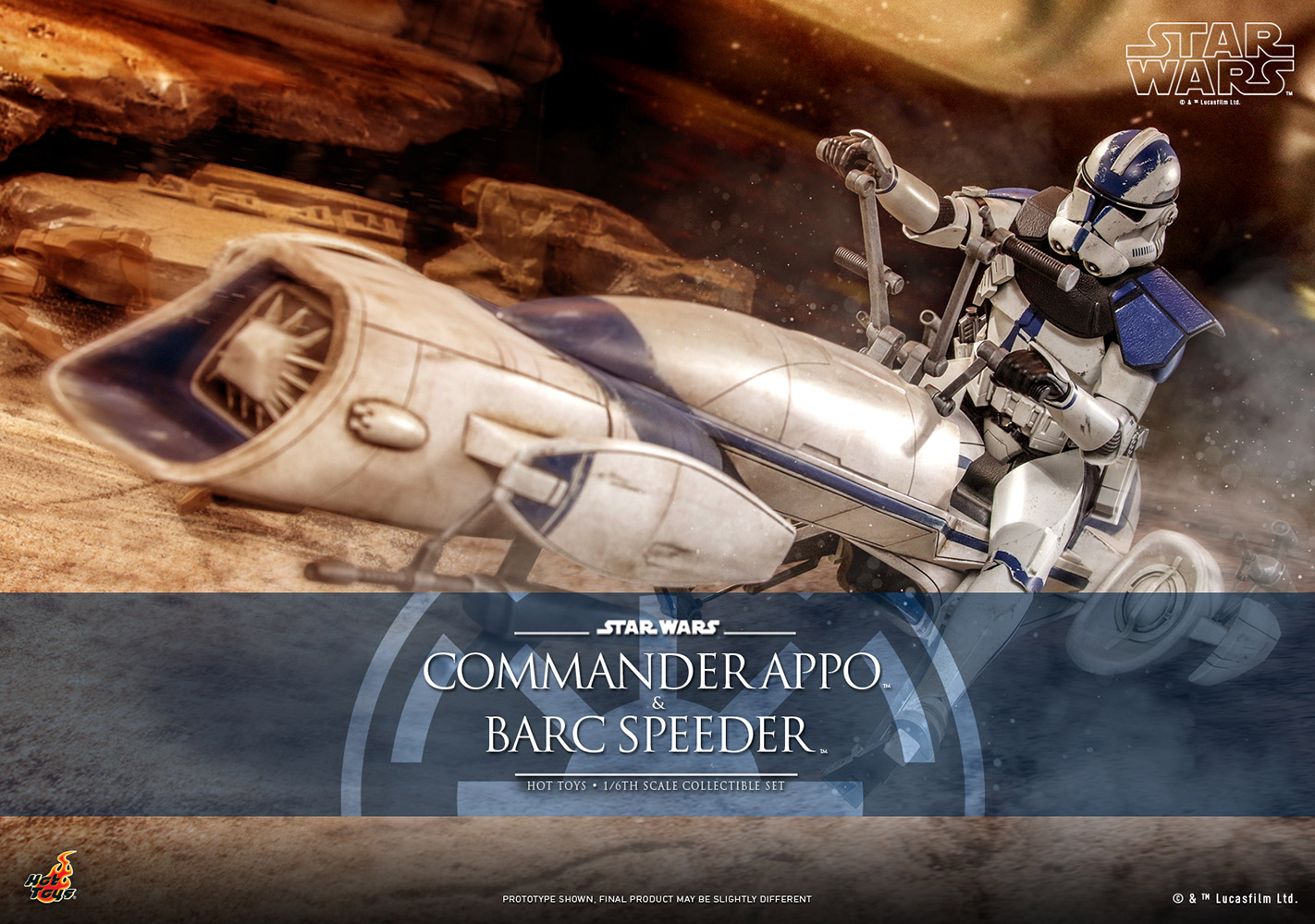 Commander Appo with BARC Speeder