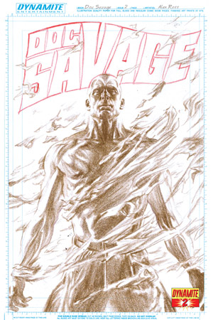 Doc Savage #2 Alex Ross Art Board Ultra Limited Variant
