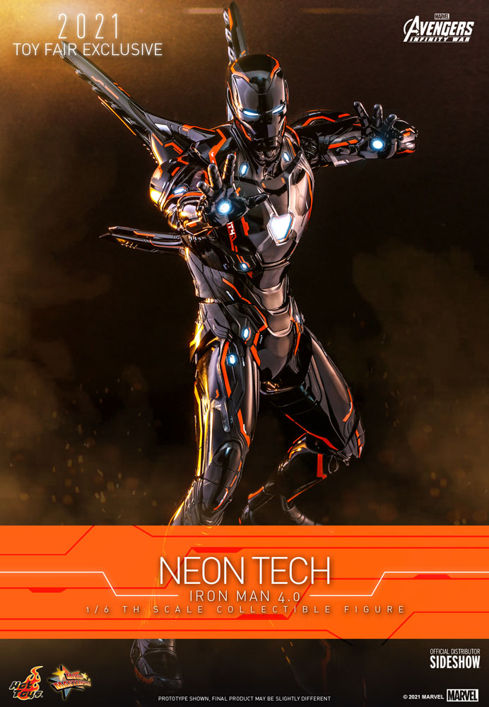 Iron Man Neon Tech 4.0