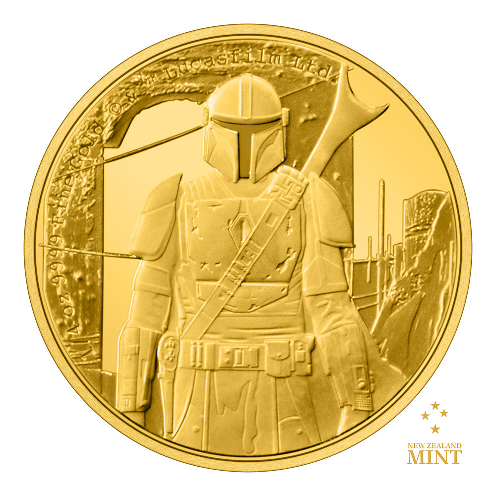 The Mandalorian™ ¼ oz Gold Coin