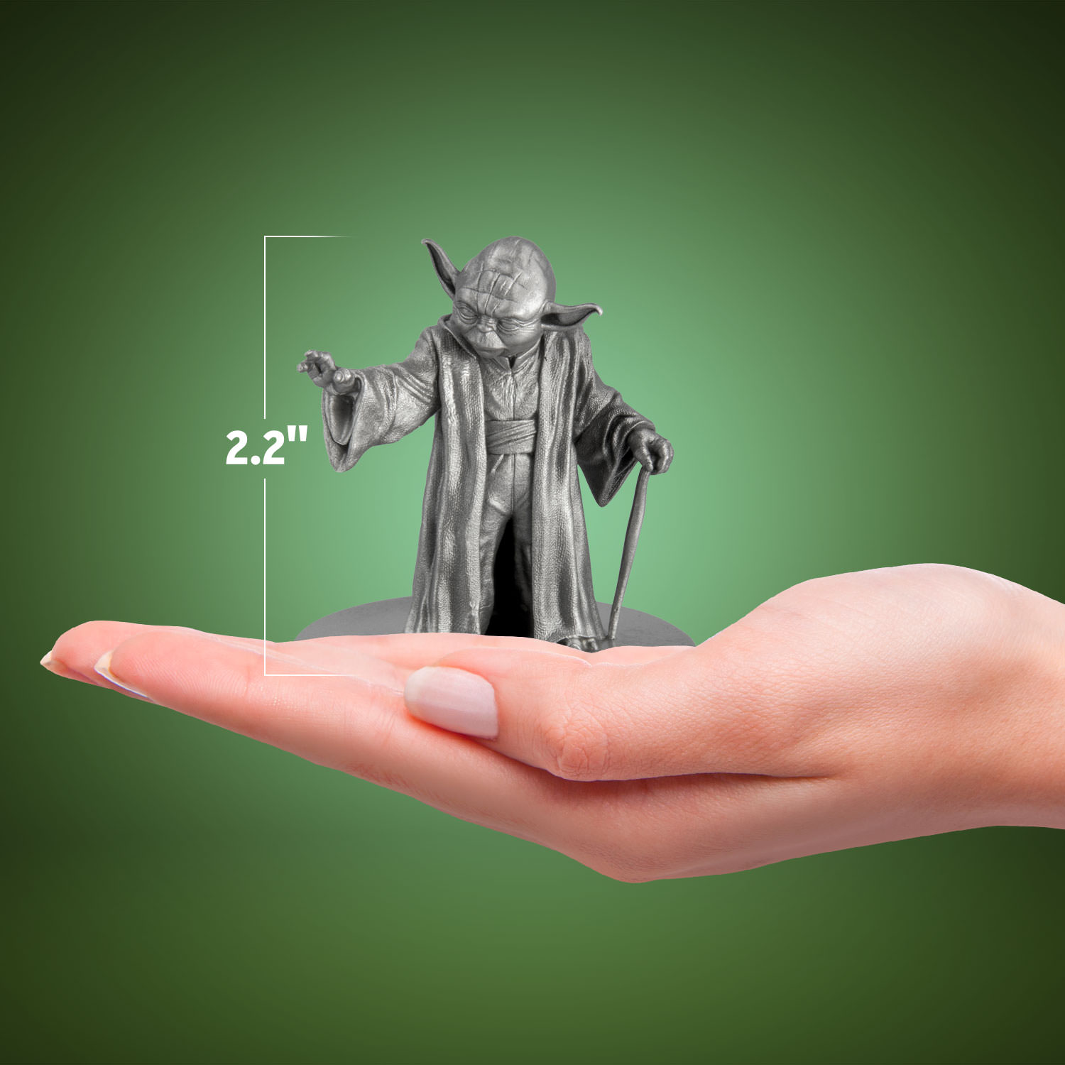 Yoda Silver Miniature