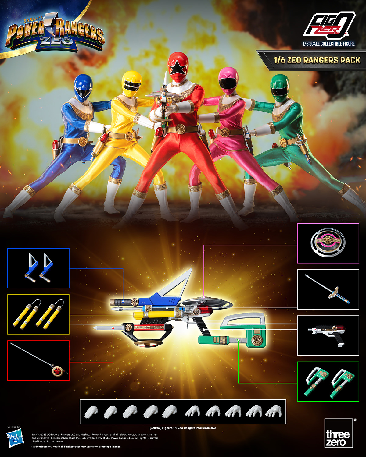 Zeo Rangers Pack