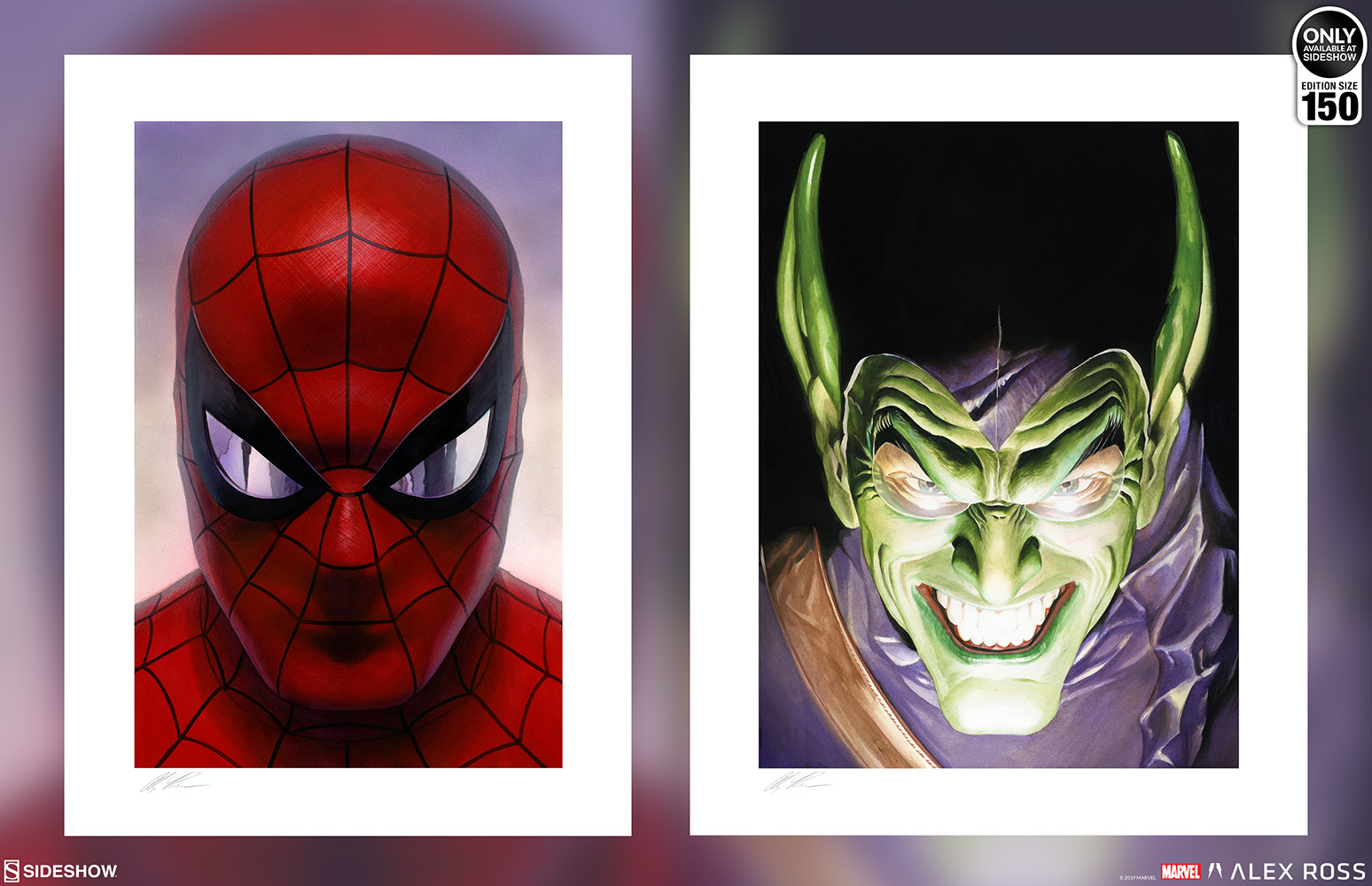 Spider-Man: Portraits of Heroism & Green Goblin: Portraits of Villainy Set
