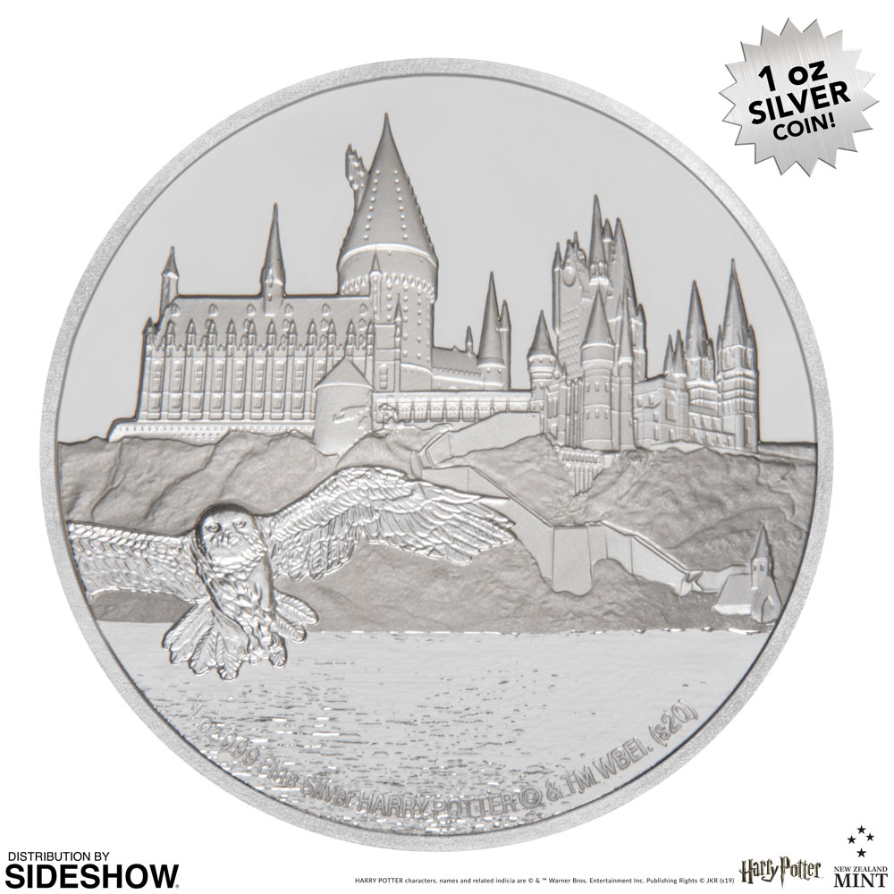 Hogwarts Castle Silver Coin