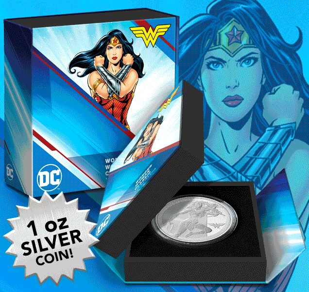 Wonder Woman 1oz Silver Coin