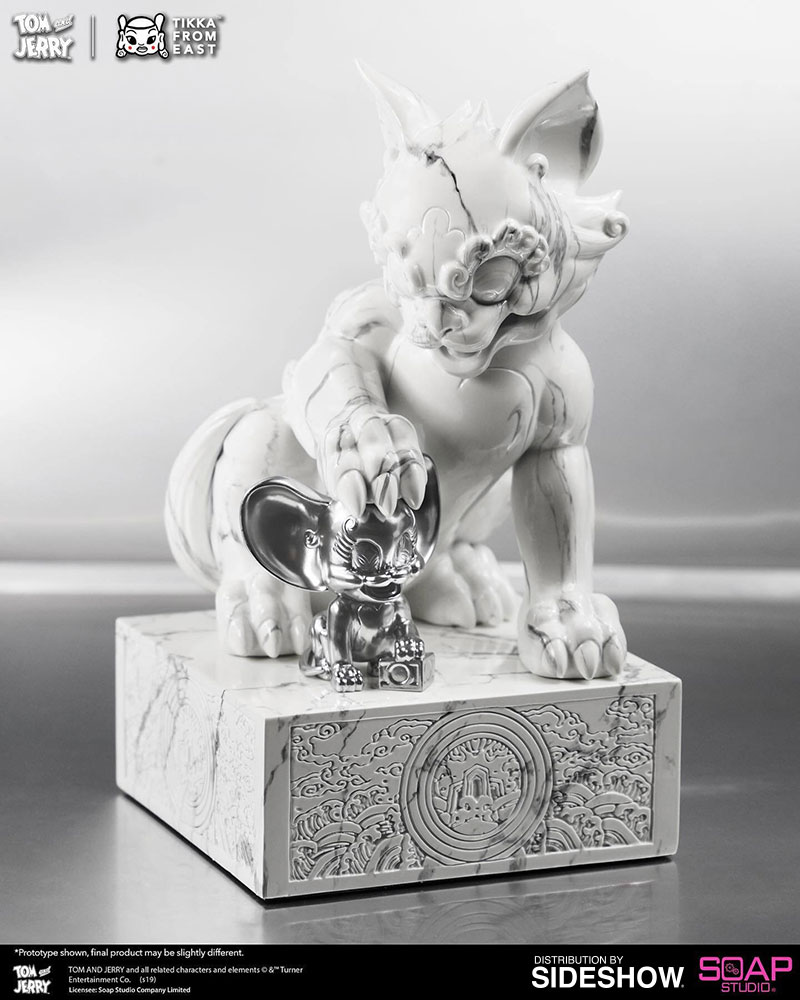 Tom and Jerry White Marble