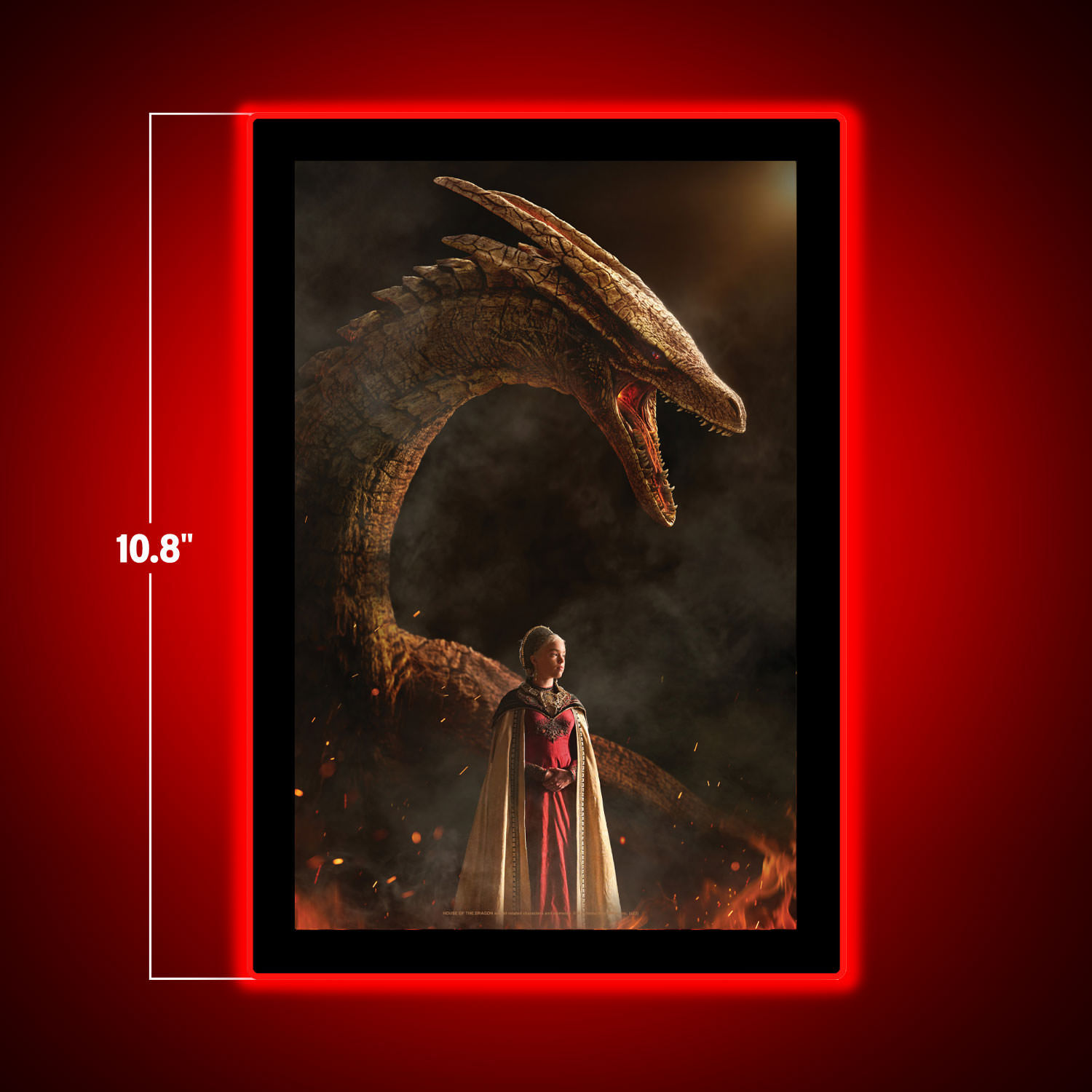 Game of Thrones House of the Dragon LED Mini Poster