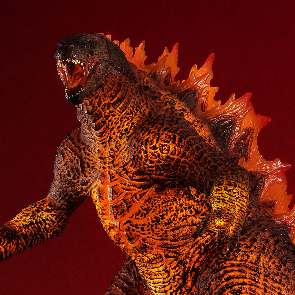 UA Monsters Burning Godzilla