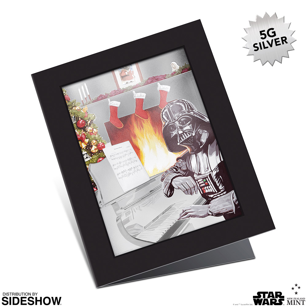 Star Wars Season's Greetings Silver Coin Note (2018)