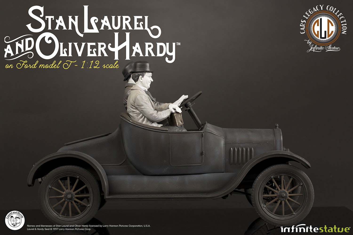 Laurel & Hardy on Ford Model T