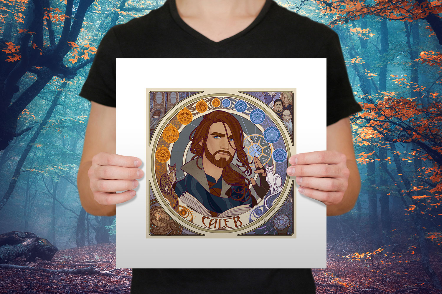 Mighty Nein Portrait Series: Caleb