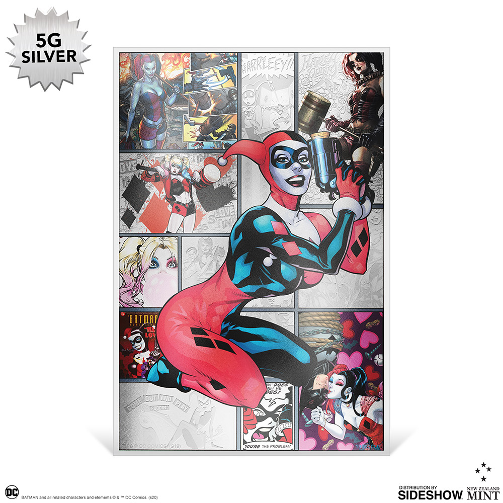 Harley Quinn Silver Coin Note