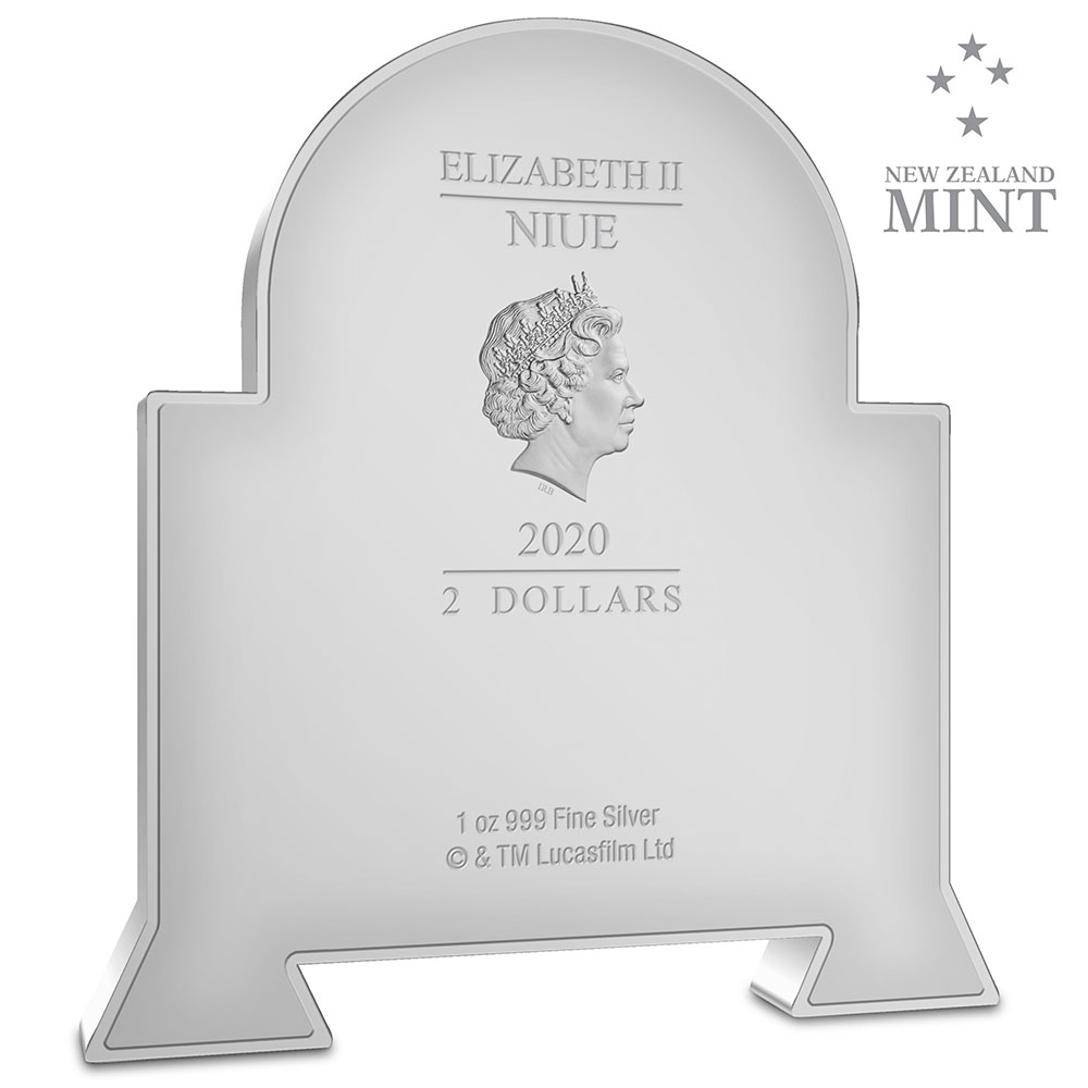 R2-D2 1oz Silver Coin