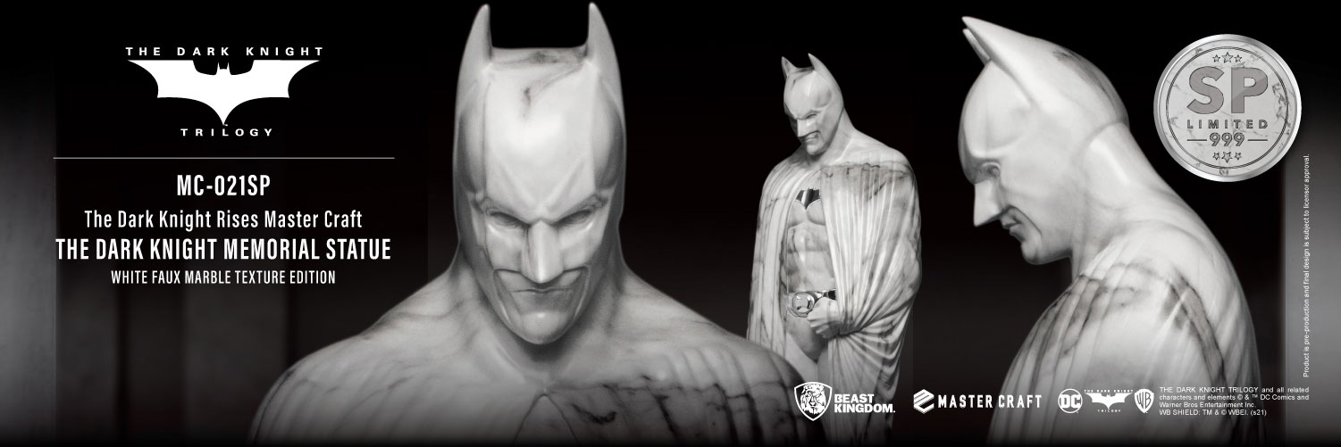 The Dark Knight Memorial (White Faux Marble Texture Edition)