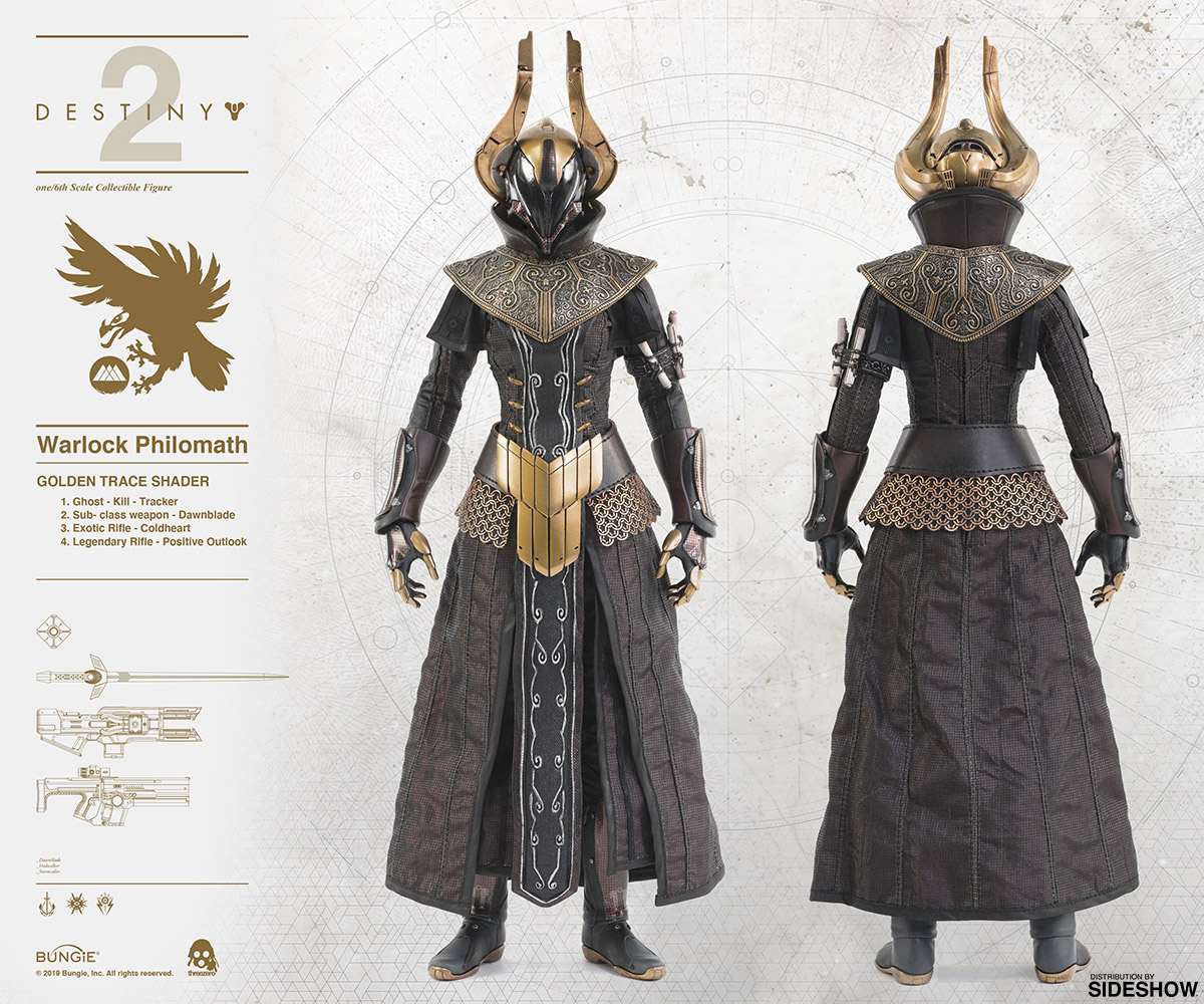 Warlock Philomath (Golden Trace Shader)