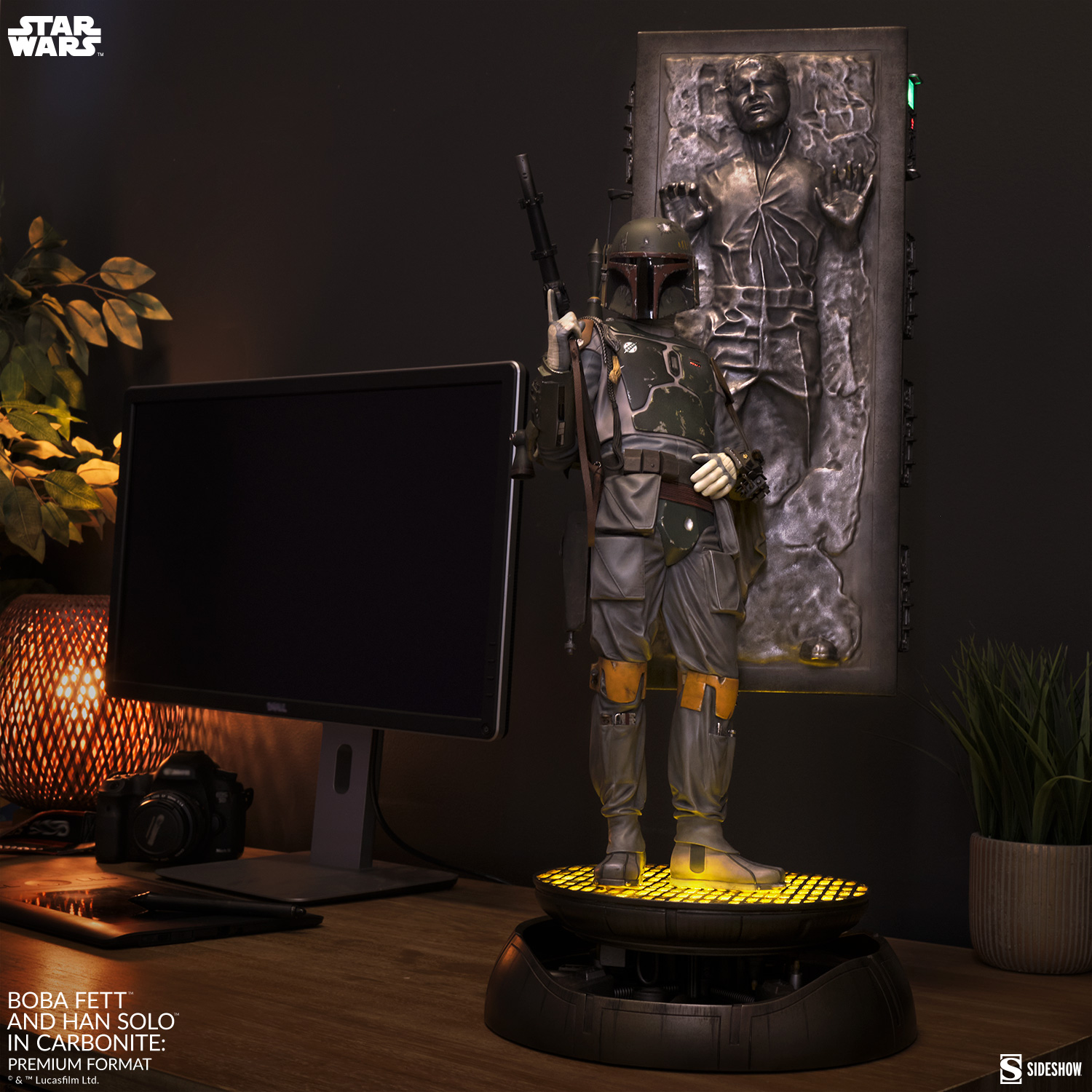 Boba Fett and Han Solo in Carbonite