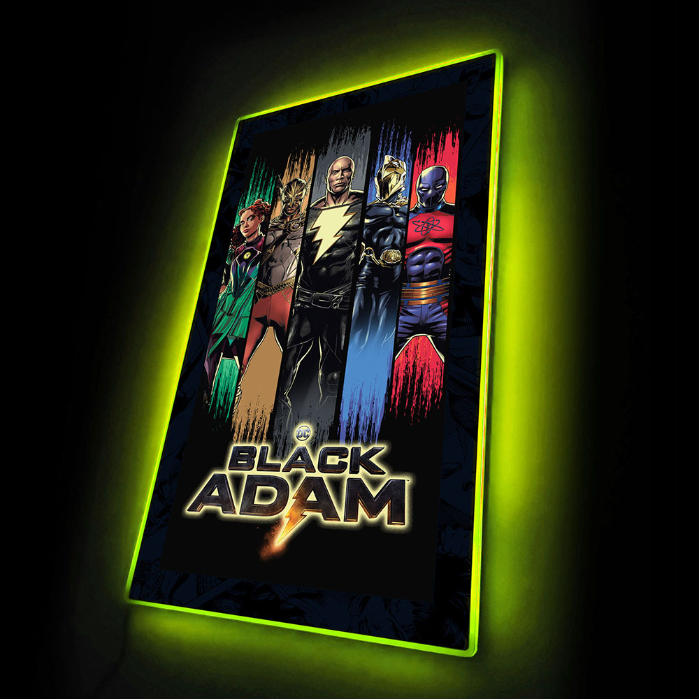 Black Adam Group (1) LED Mini-Poster Light