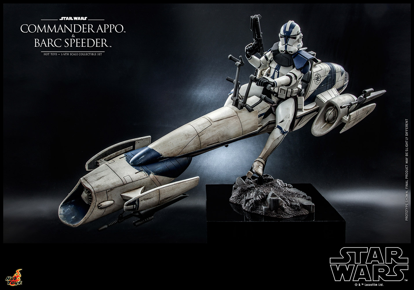 Commander Appo with BARC Speeder