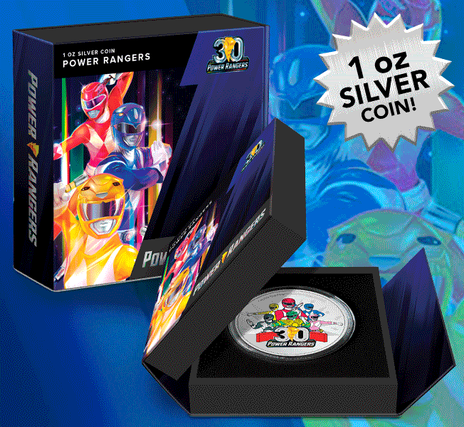 Power Rangers 30th Anniversary 1oz Silver Coin
