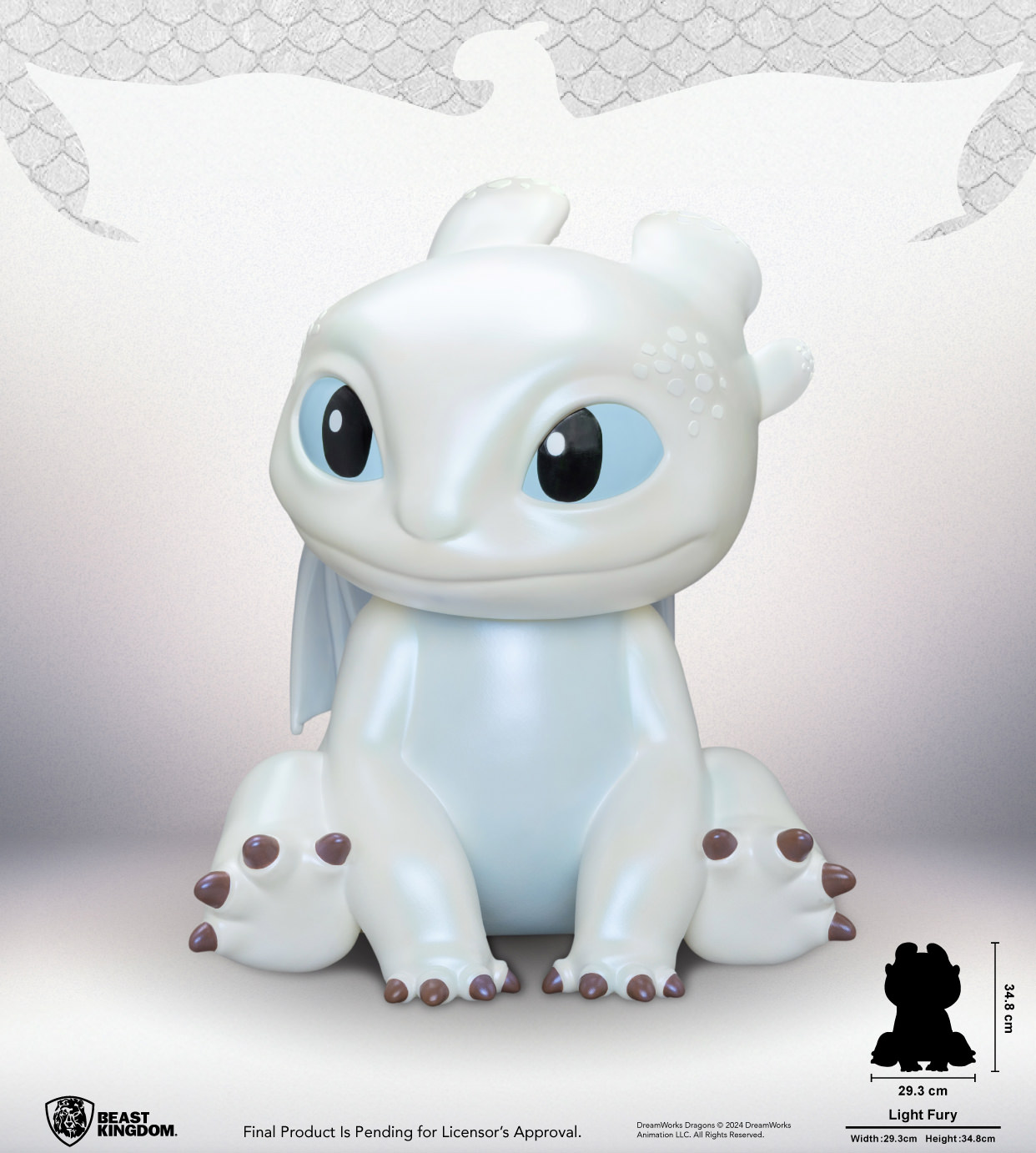Light Fury Vinyl Piggy Bank