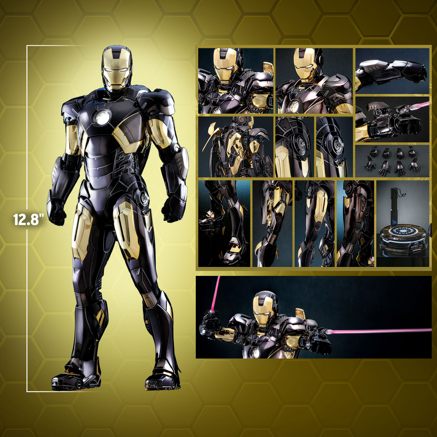 Iron Man Mark VII (Black & Gold Version)
