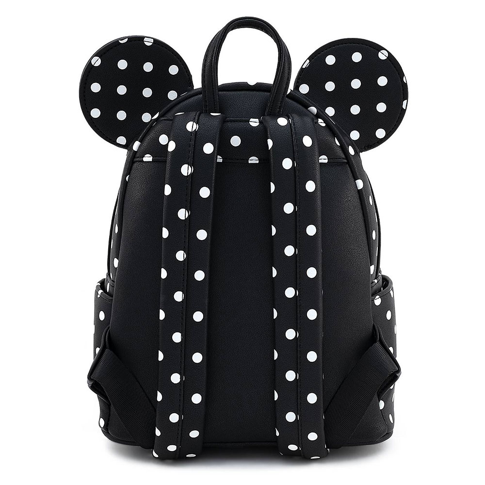 Minnie Mouse Black & White Polka Dot Mini Backpack