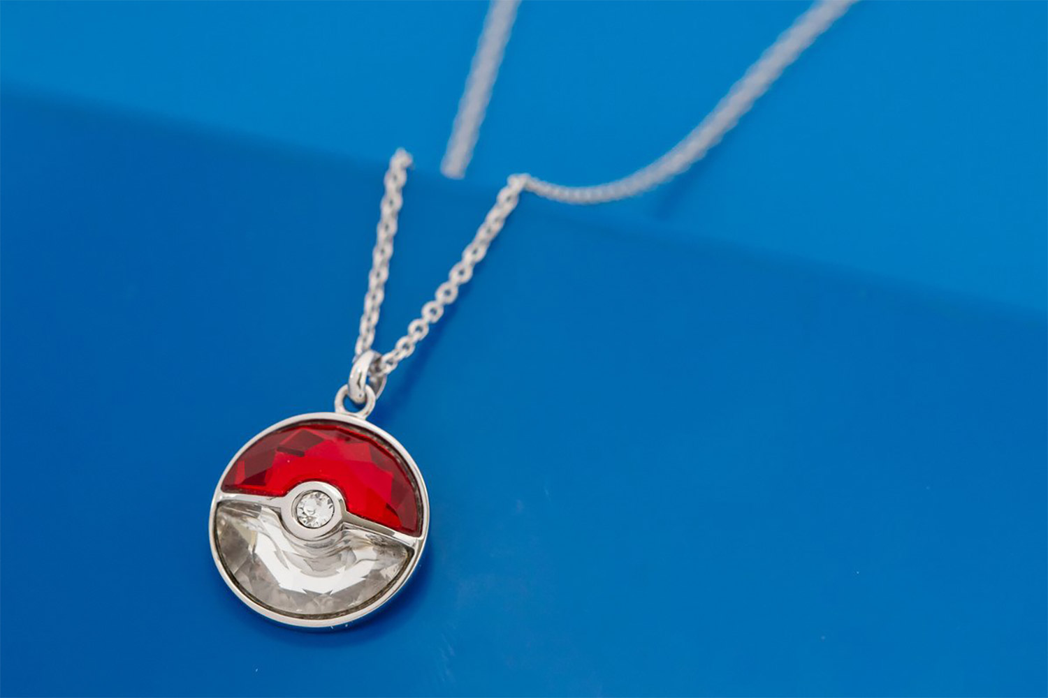 Crystal Poke Ball Necklace