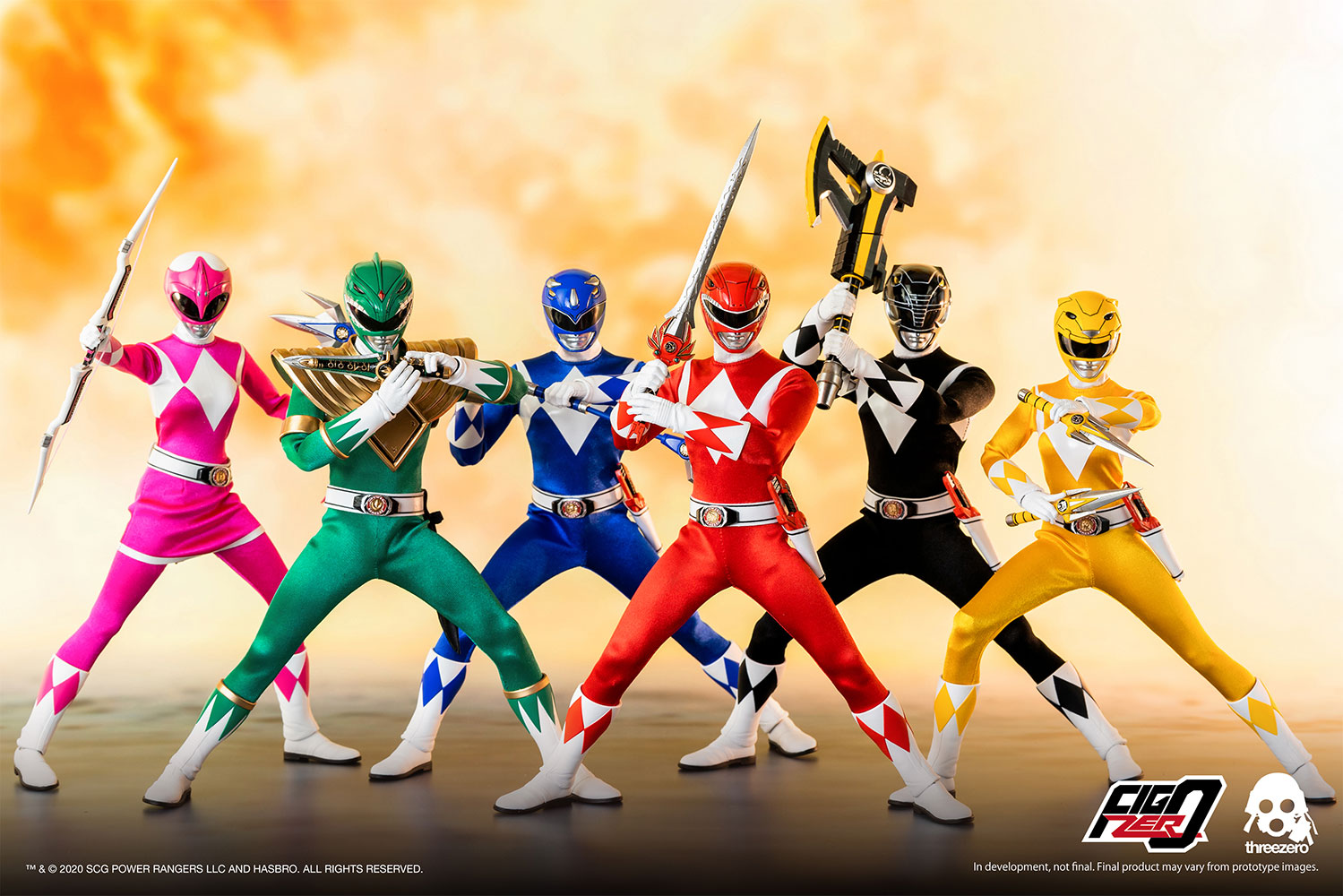 Core Rangers + Green Ranger Six Pack