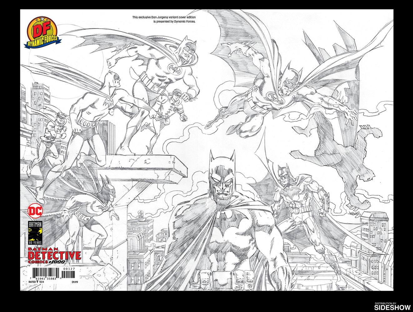 Detective Comics #1000 Pure Pencil Sketch Edition