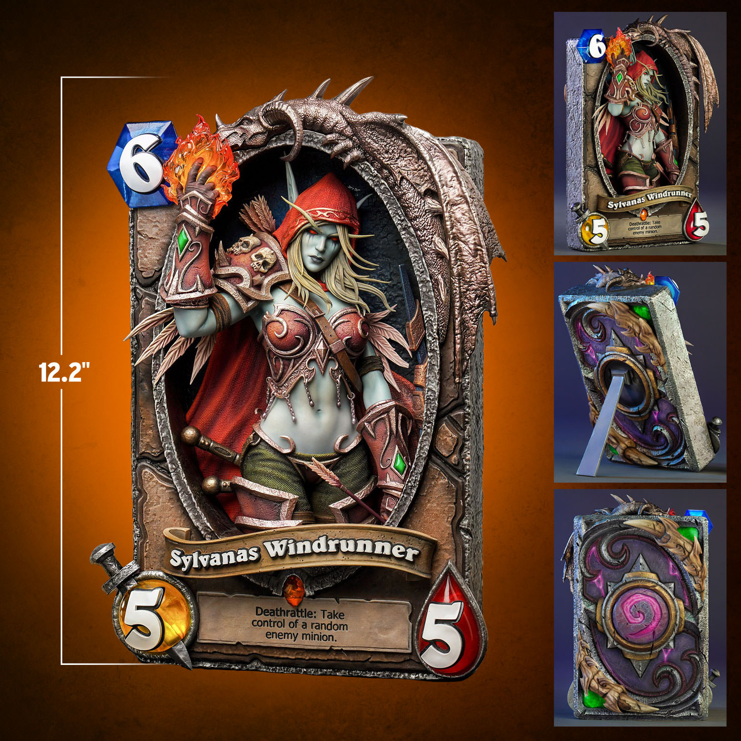 Sylvanas Windrunner 3D Art Frame