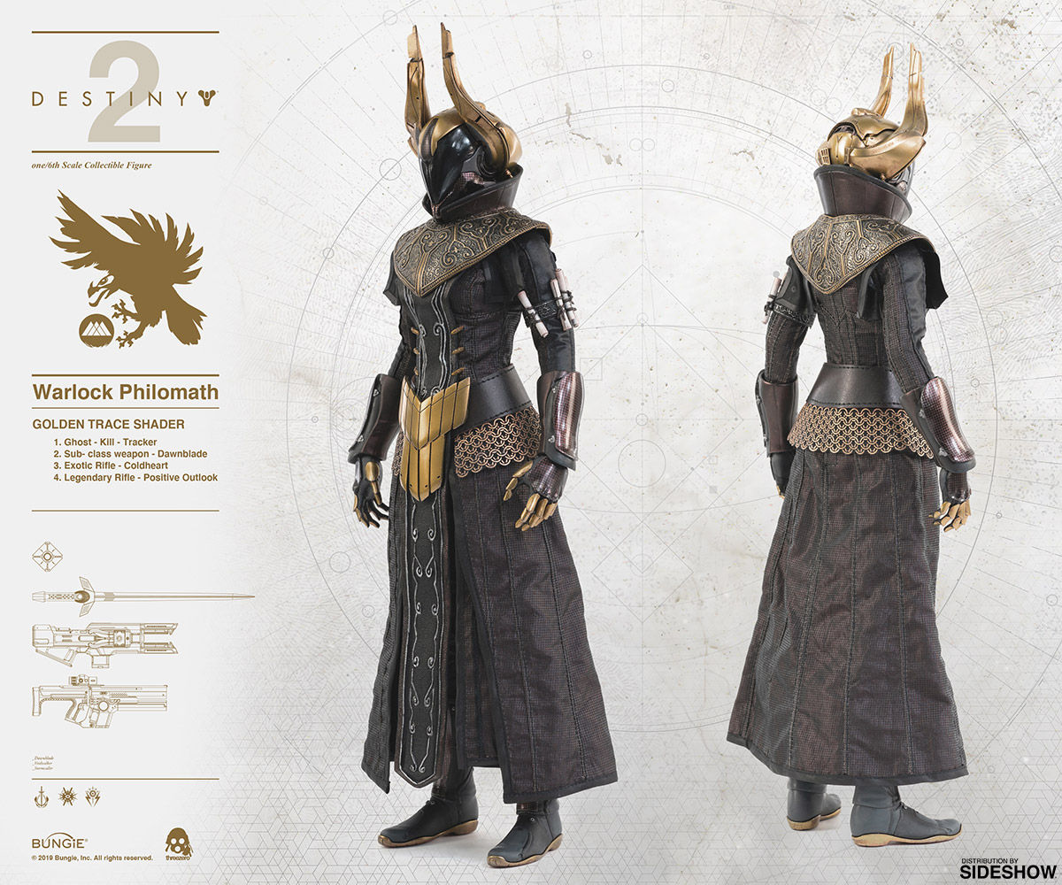 Warlock Philomath (Golden Trace Shader)