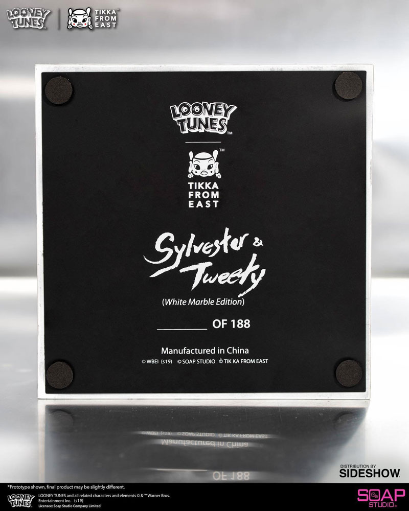 Sylvester and Tweety White Marble