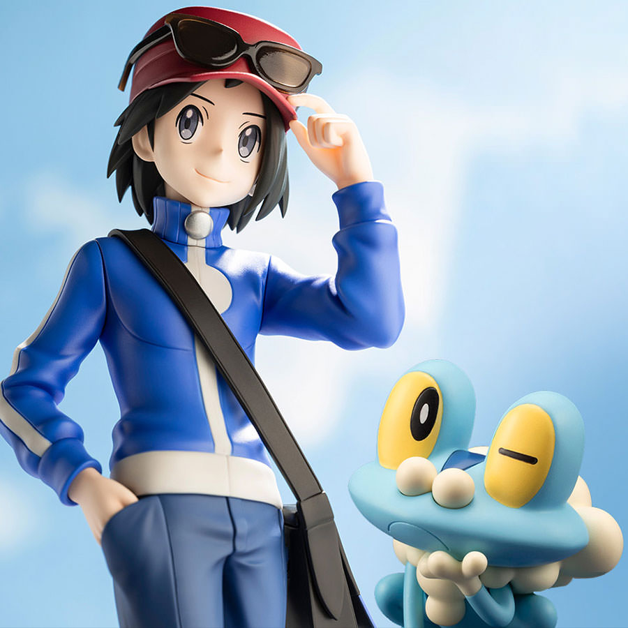 Calem with Froakie