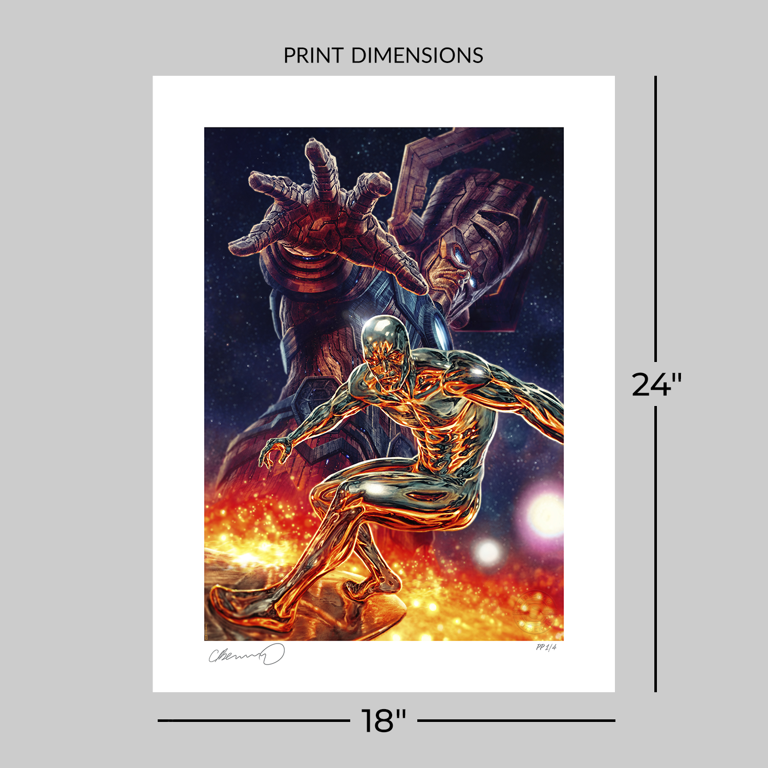 Galactus and the Silver Surfer