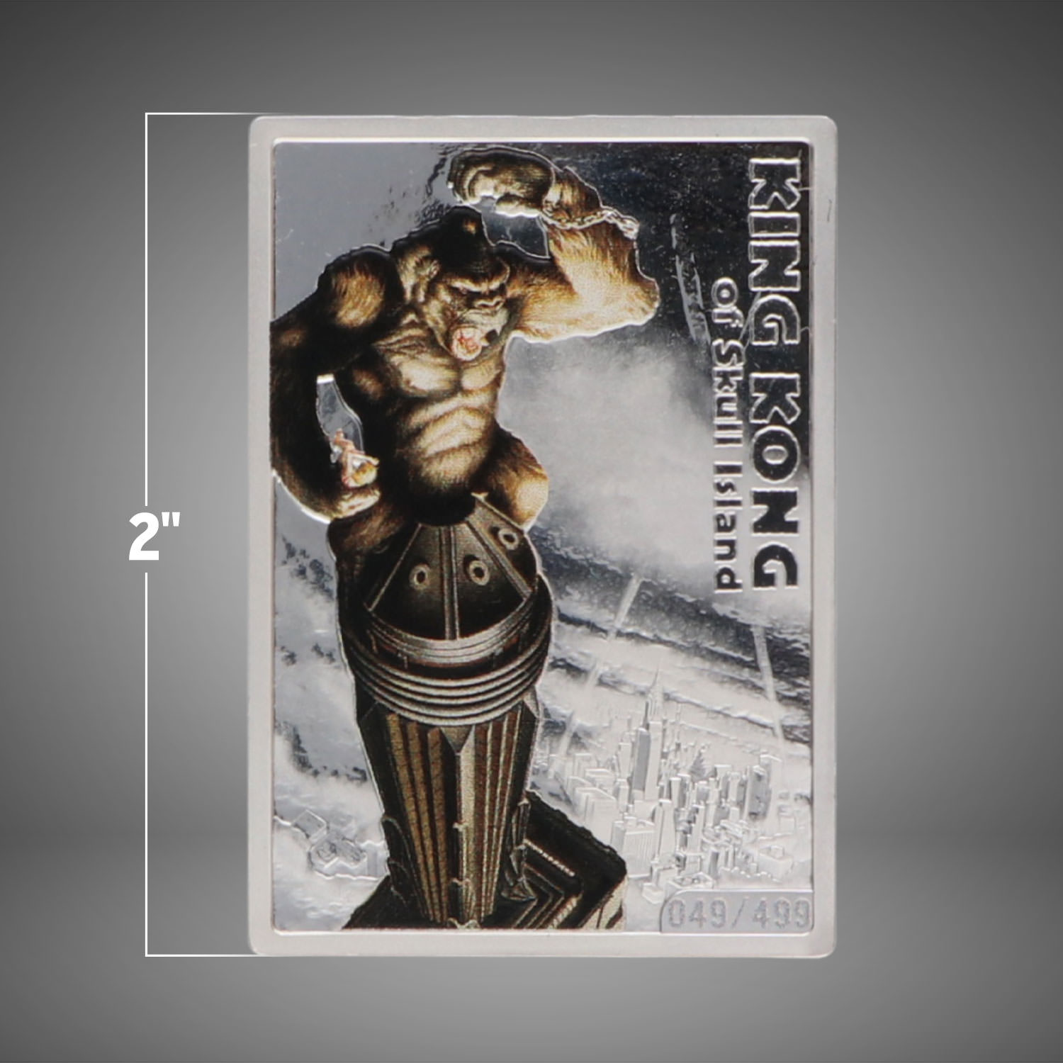 King Kong of Skull Island 1oz Silver Coin