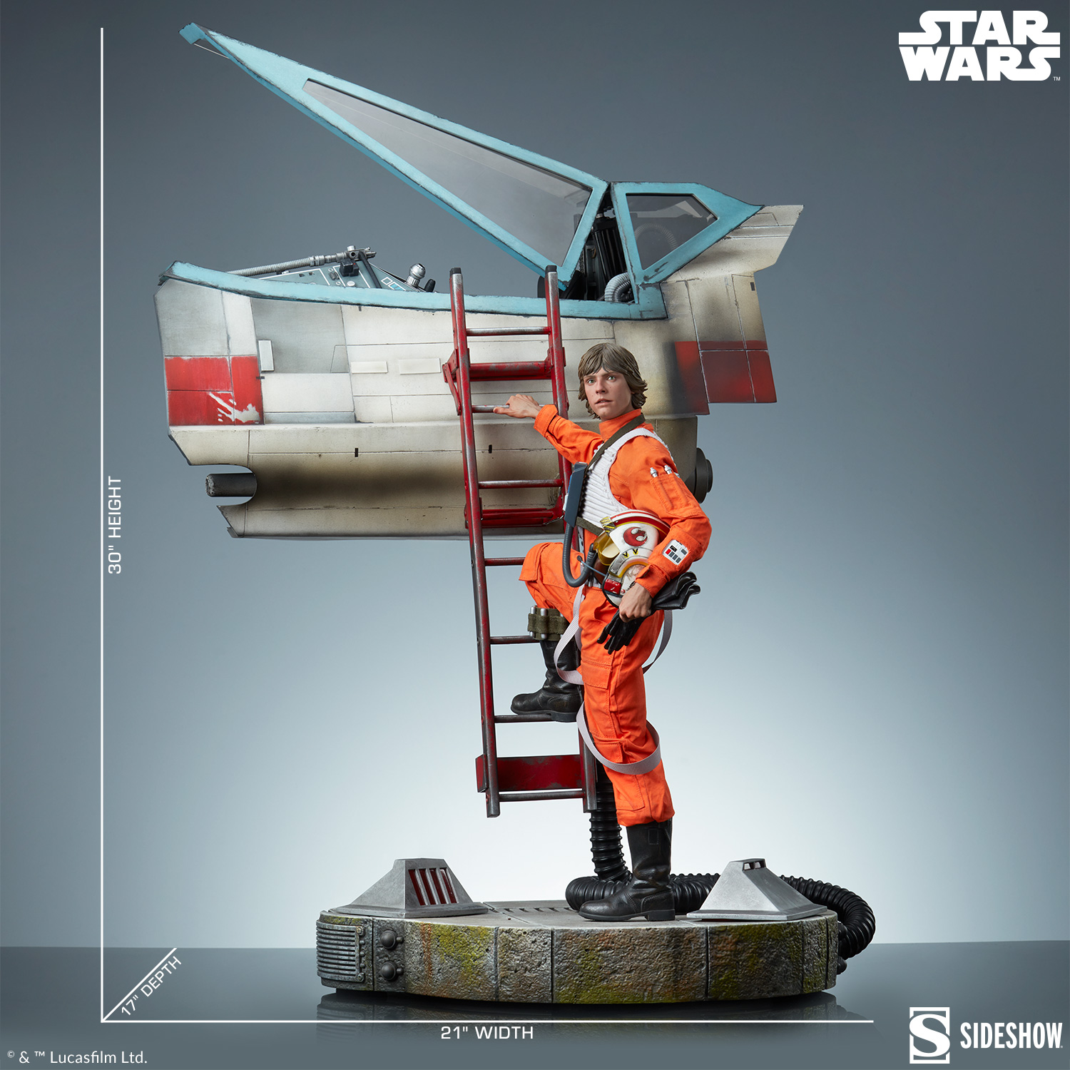 Luke Skywalker™ & X-Wing: Red Five. Standing By