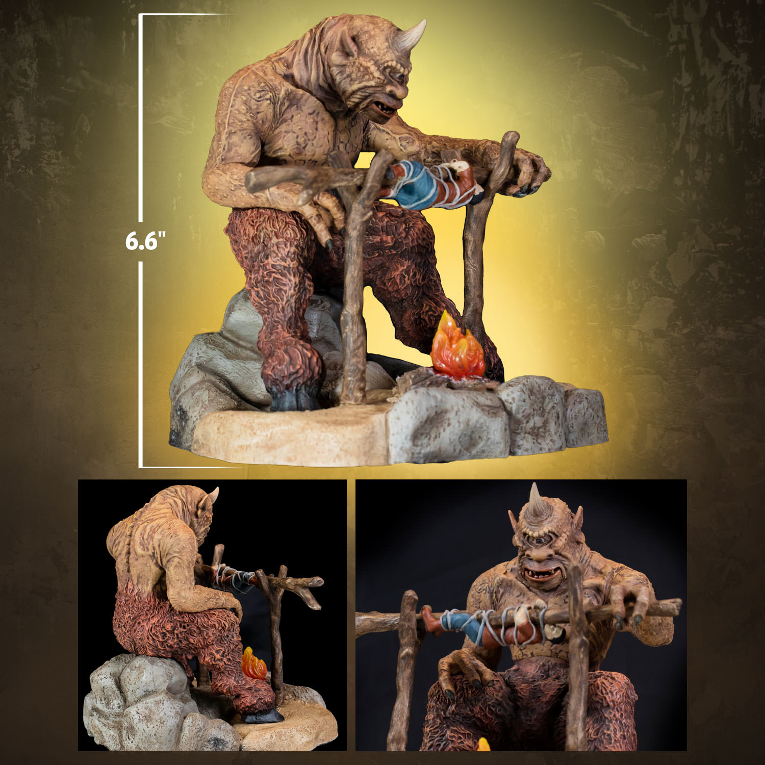 Cyclops Barbecue Diorama Scene