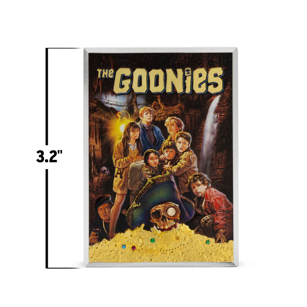 The Goonies 40th Anniversary Movie Poster Coin
