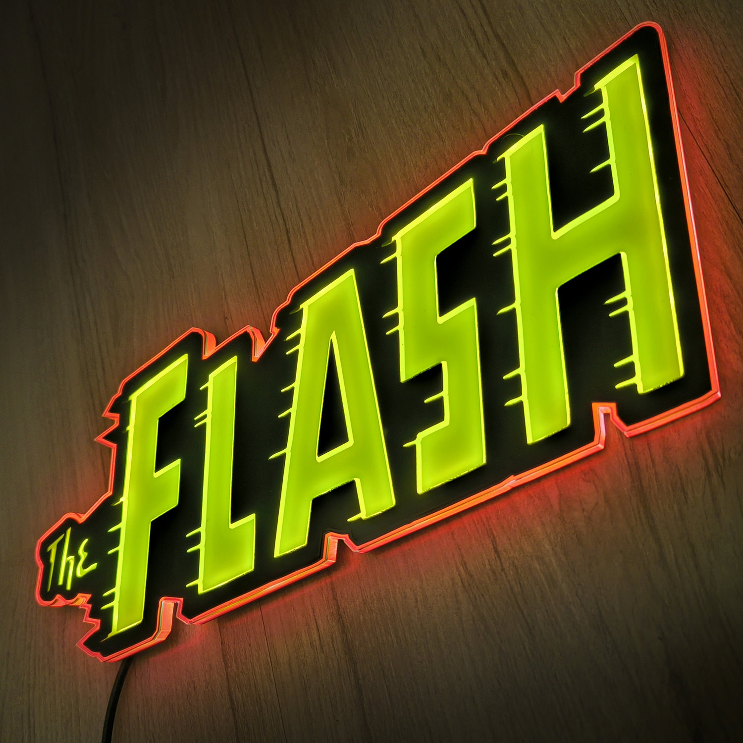 Vintage The Flash LED Logo Light (Small)