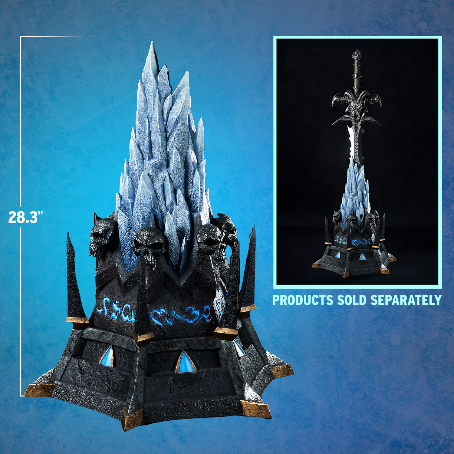 Frostmourne Sword Ice Pedestal