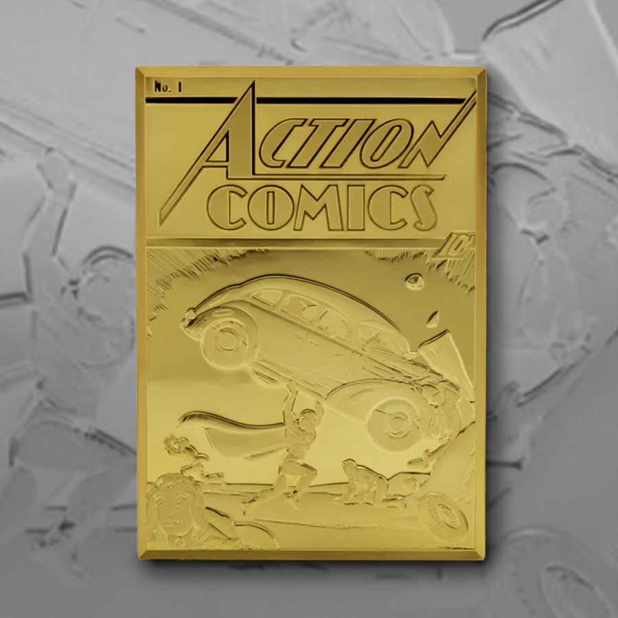 Action Comics #1 5oz Gilded Silver Coin