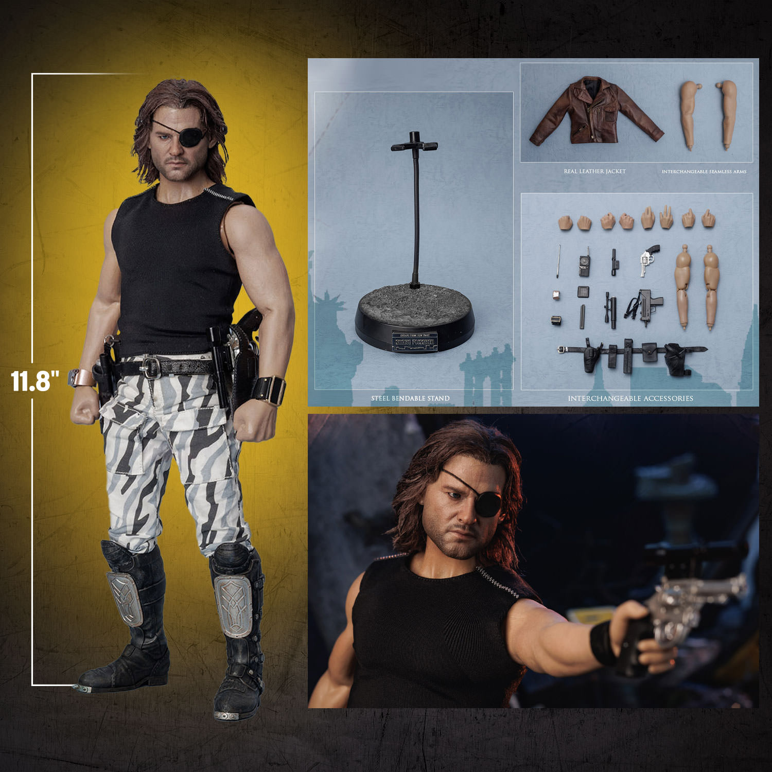 Snake Plissken (Real Hair Version)