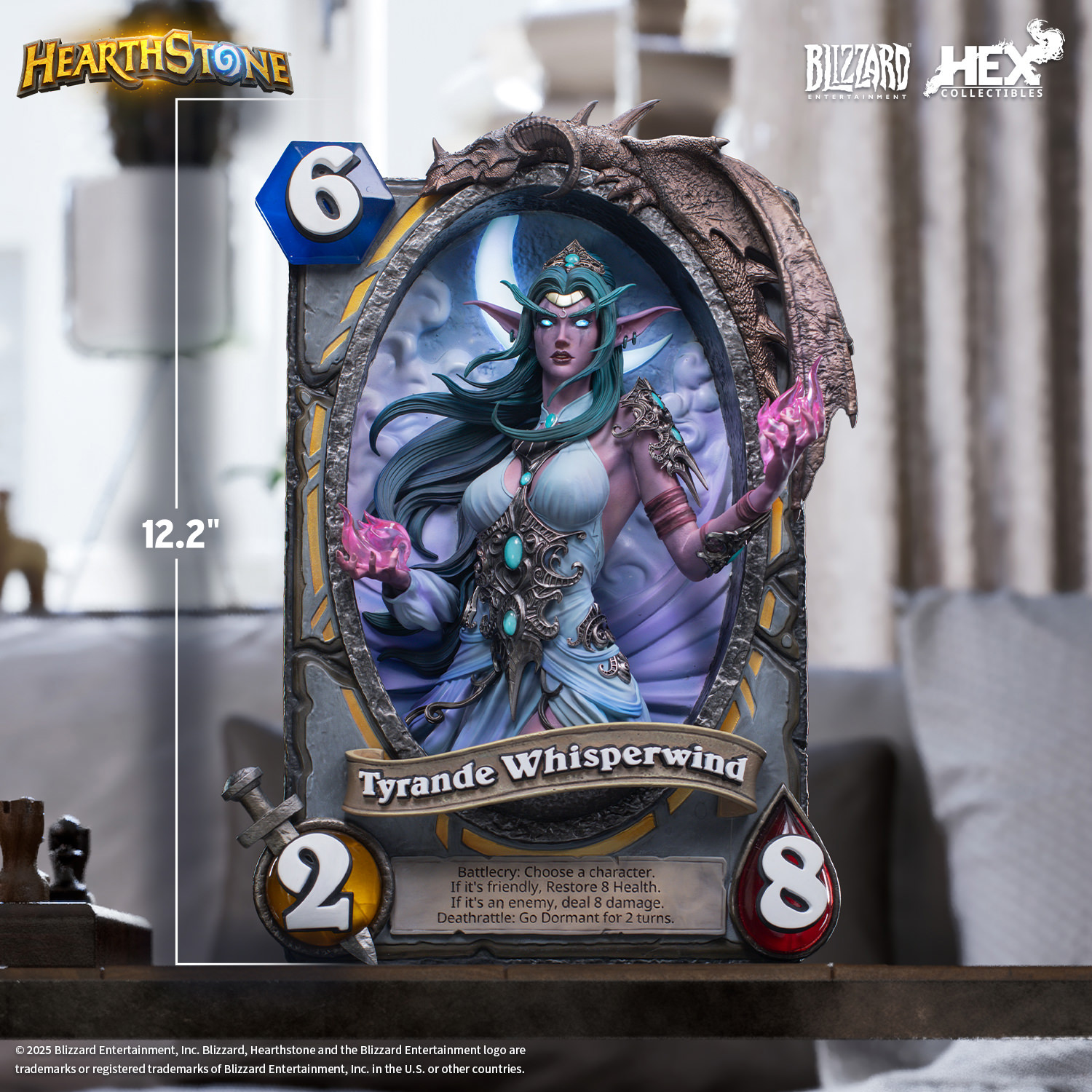 Tyrande Whisperwind 3D Art Frame