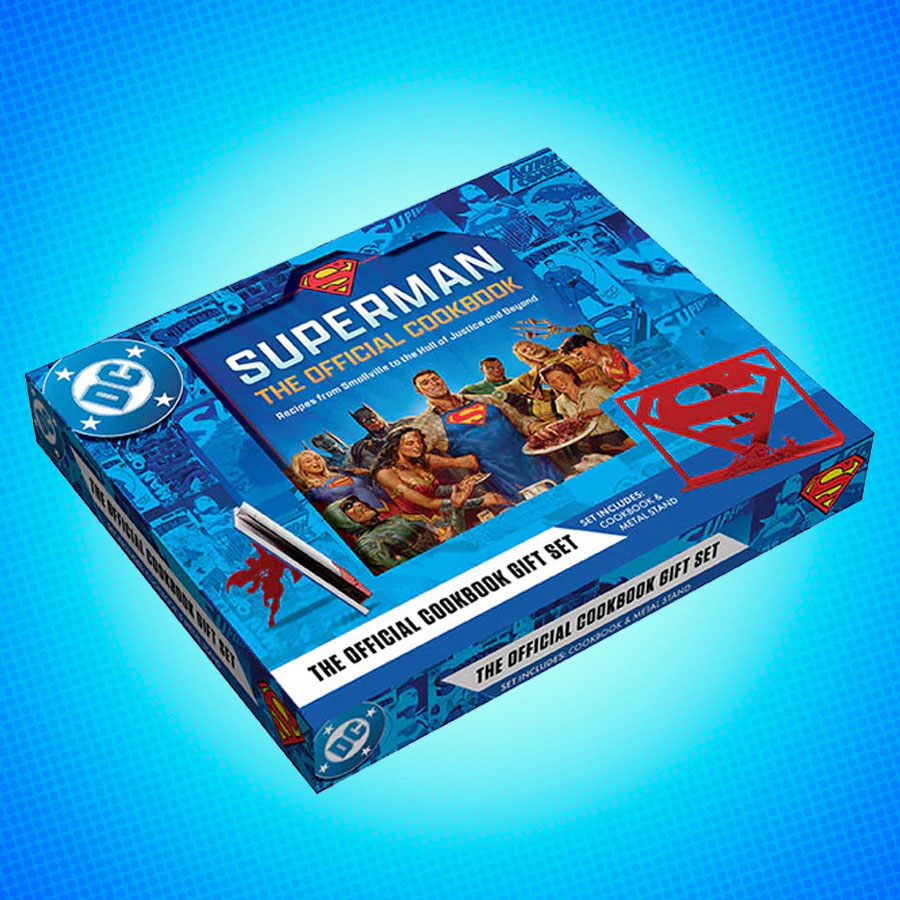 Superman: The Official Cookbook and Stand Gift