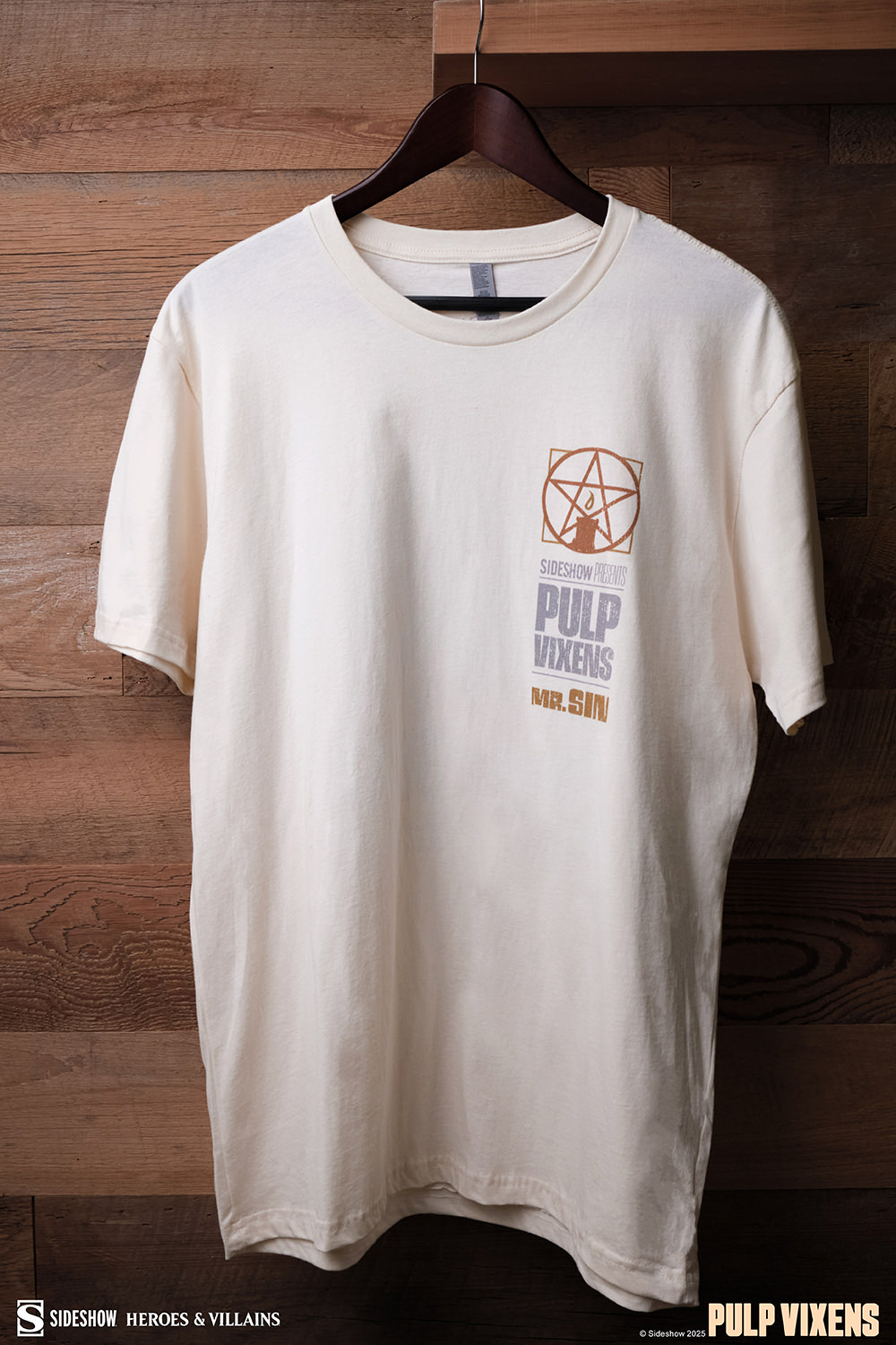 Pulp Vixens: Mr. Sin T-Shirt (Natural)