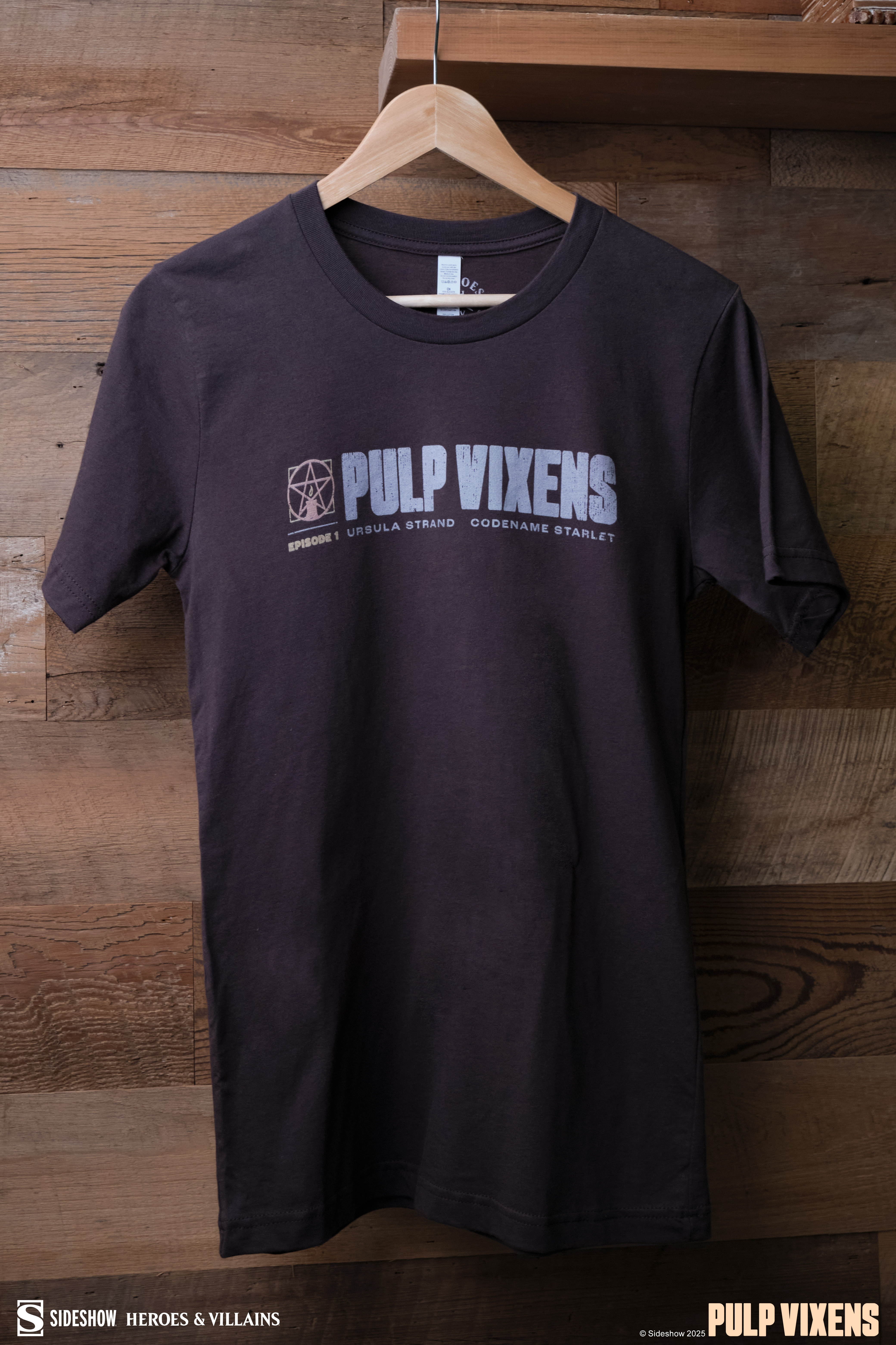 Pulp Vixens: Mr. Sin T-Shirt (Brown)